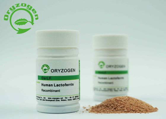 ℃ Storaged порошка 2-8 животного компонентного свободного рекомбинатного Lactoferrin рыжеватокоричневое свободное