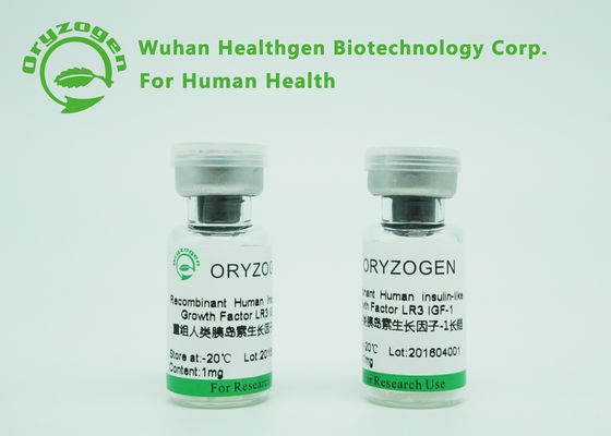 Recombiannt Igtropin IGF 1 длинное R3 отсутствие животного компонентного молекулярного веса 9.1kD