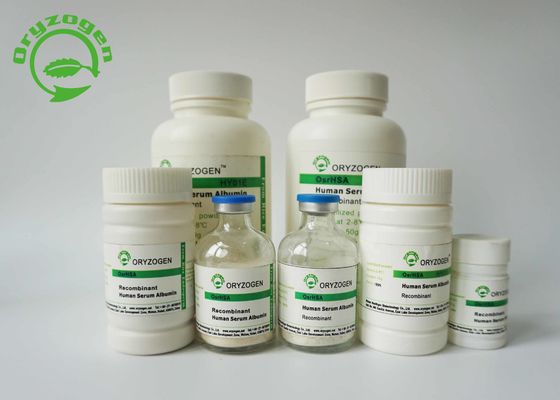 Альбумин сыворотки очищенности больше чем 99% рекомбинатный человеческий ИМЕЕТ M/P 65℃ для культуры главной ячейки